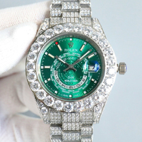 Rolex - RLXYMS035 Full Diamonds Iced DIW Yatcht-Master II 